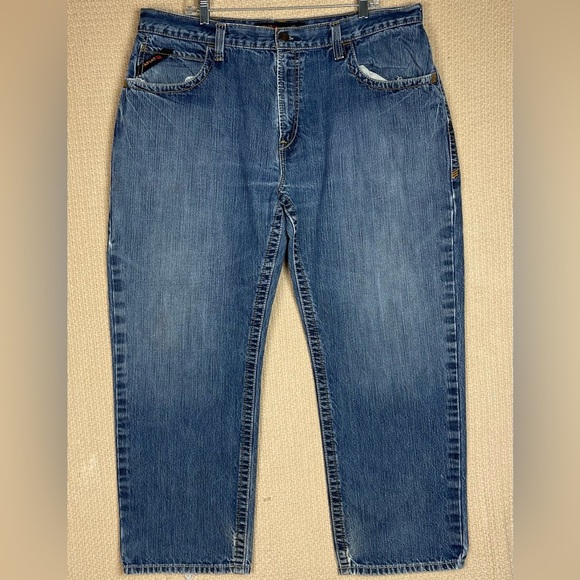 Ariat M3 Loose Fit Blue Jeans Men’s Size 40X30 - Picture 2 of 14